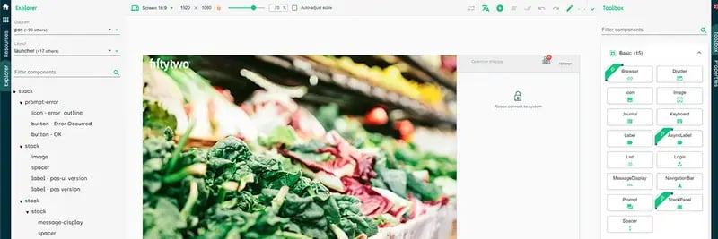 POS UI designer